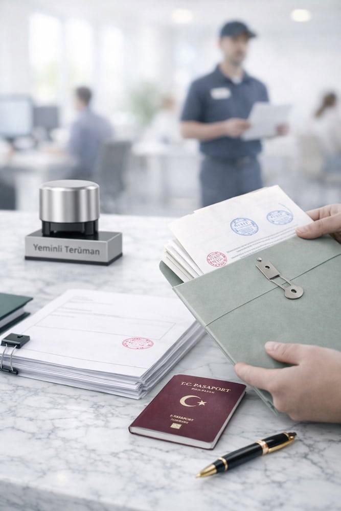 Noter onaylı tercüme süreci