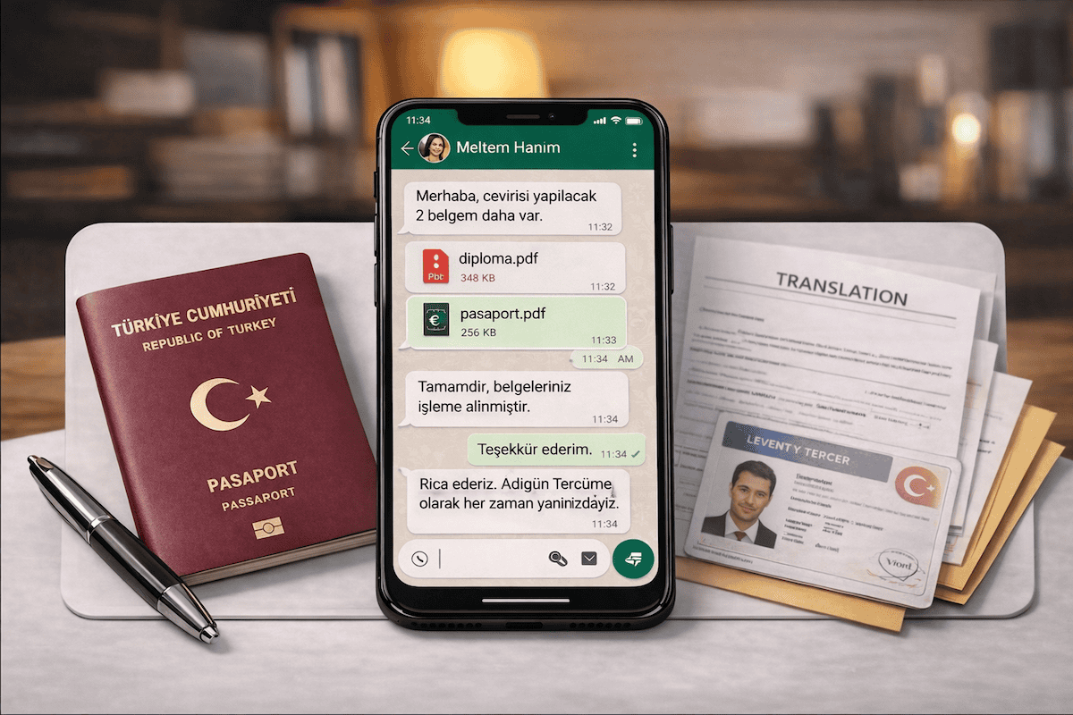 Online yeminli tercüme hizmeti