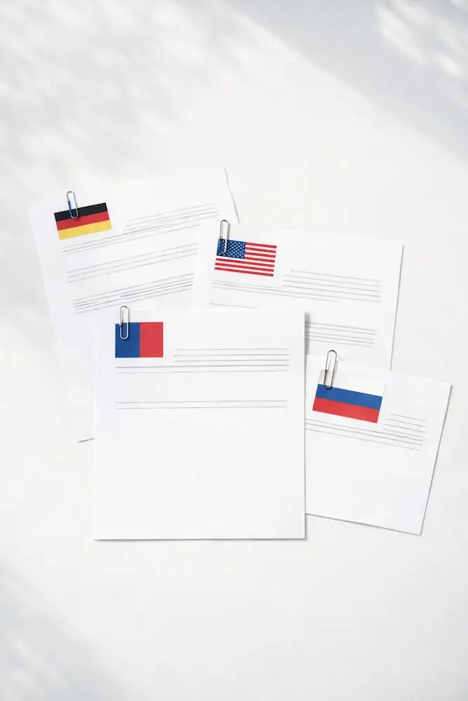 Sık kulanılan noter onaylı çeviri dilleri