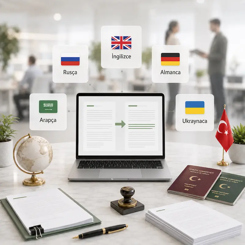 Pasaport Tercümesi 2 Tüm dillerde pasaport çevirisi ve noter onaylı tercüme hizmeti