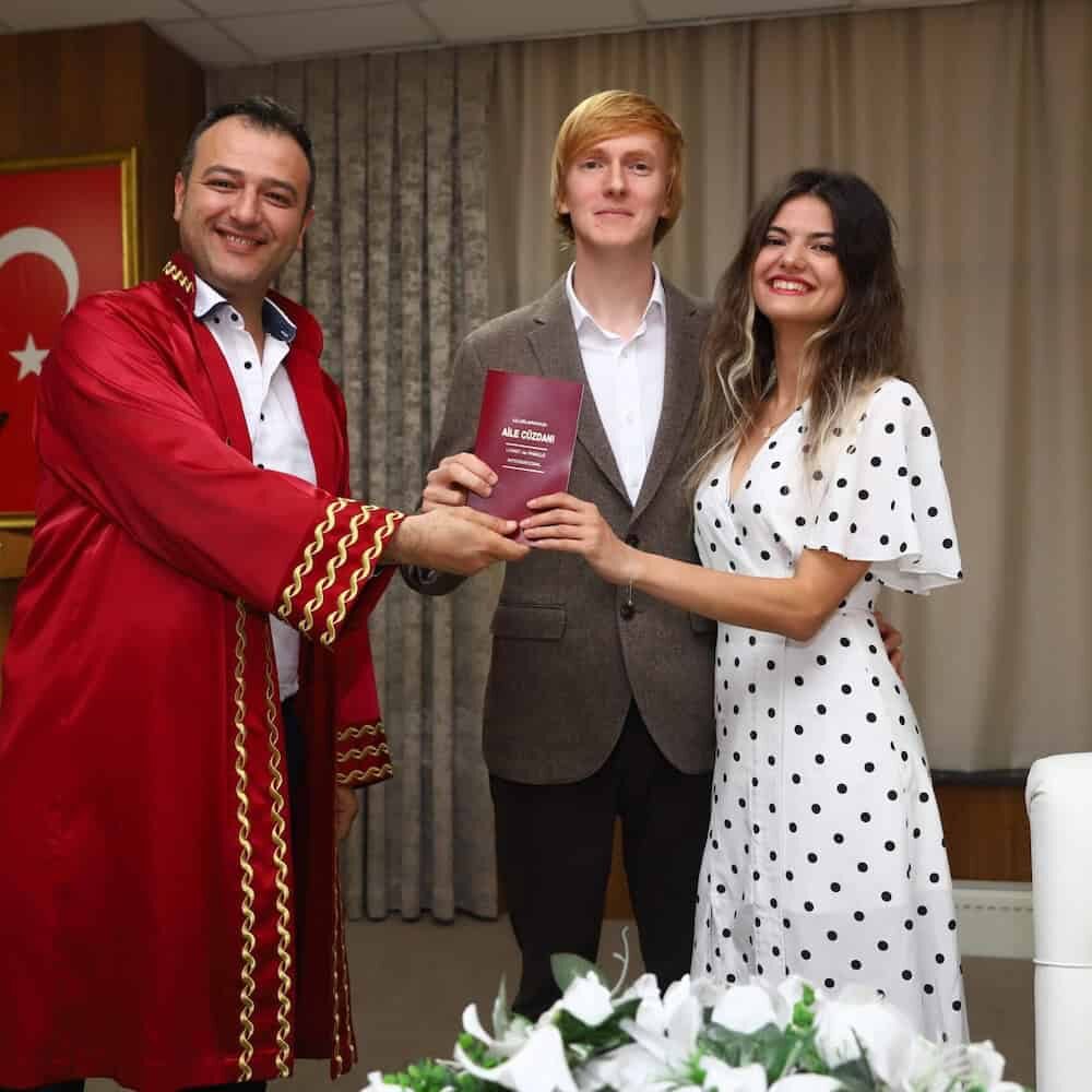 Get marriage certificate in Turkey
